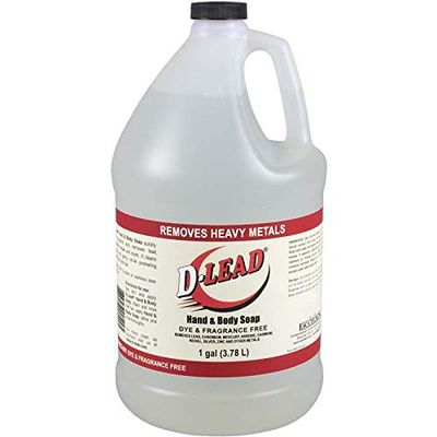 D-Lead Hand Body Soap, Dye Fragrance-Free, 1 Gallon, 4221ES-001
