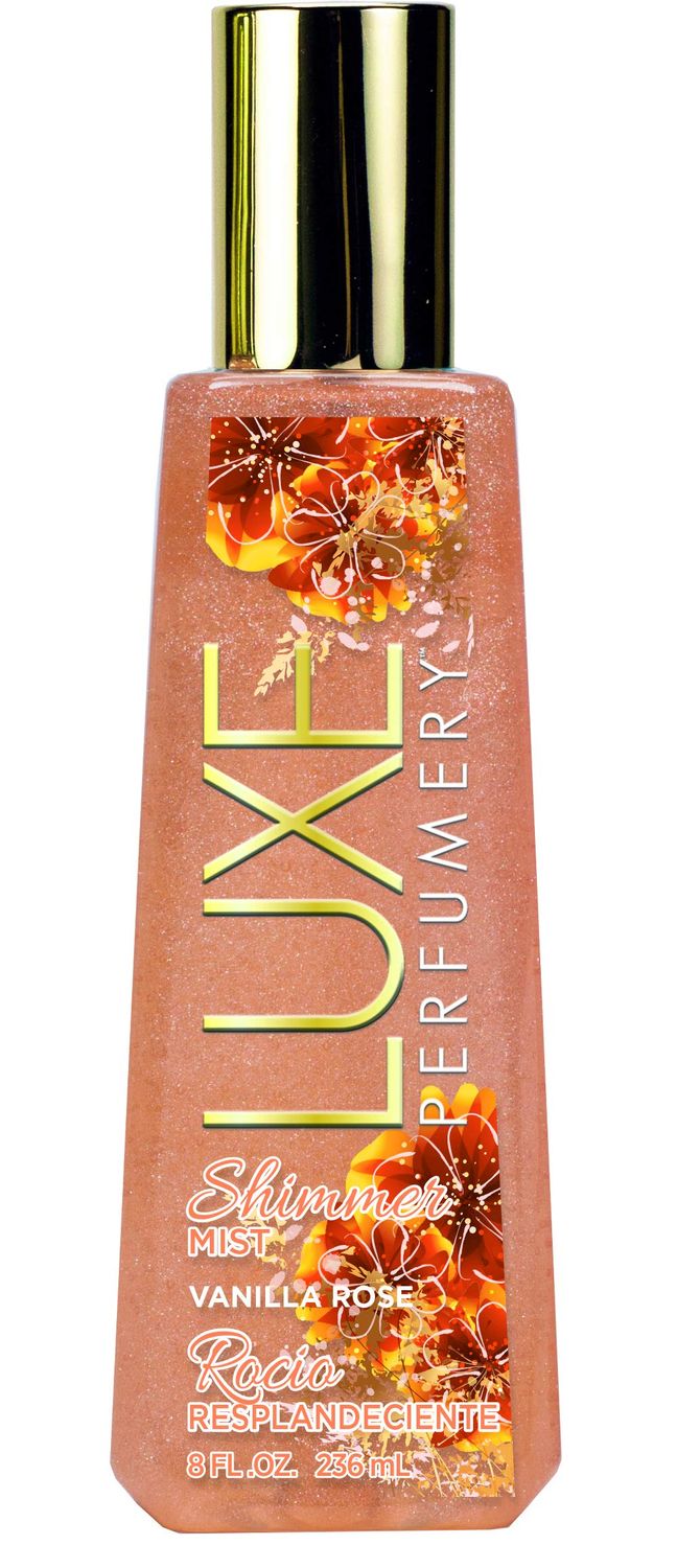 Luxe Perfumery Vanilla Rose Shimmer Mist, 236 mL