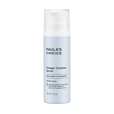 Paula&#39;s Choice Omega Complex Serum with Hyaluronic Acid, Fatty Acids Ceramides, Lightweight Hydration for Fine Lines Wrinkles and Dryness, Fragrance-Free Paraben-Free, 1 Fl Oz