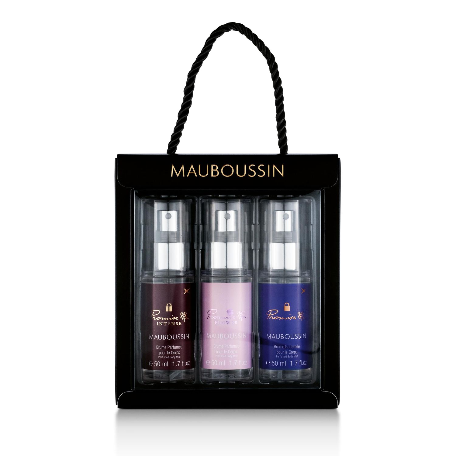 Mauboussin - Promise Me Body Mist Set Promise Me Mist 50ml (1.7 Fl Oz), Promise Me Flower Mist 50ml (1.7 Fl Oz) Promise Me Intense Mist 50ml (1.7 Fl Oz)