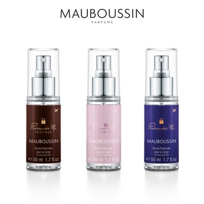Mauboussin - Promise Me Body Mist Set Promise Me Mist 50ml (1.7 Fl Oz), Promise Me Flower Mist 50ml (1.7 Fl Oz) Promise Me Intense Mist 50ml (1.7 Fl Oz)