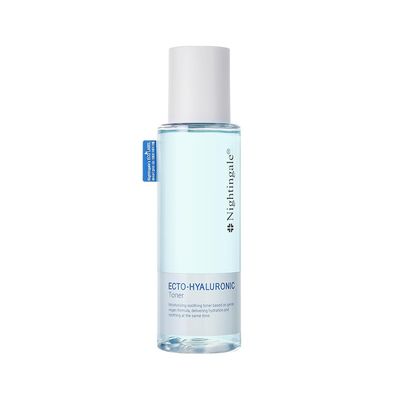 Nightingale Ecto-Hyaluronic Toner With 8 Layer Hyaluronic Acid, Ectoin - Hydrating for Dry Skin, Korean Skin Care, Alcohol Free, Fragrance Free, Hypoallergenic, Cruelty Free, Vegan