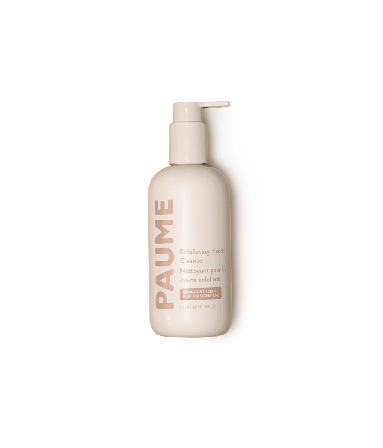 PAUME Exfoliating Hand Wash, Silicon-Free, Paraben-Free, Vegan, No Artificial Fragrances, Microbeads for Gentle Cleanse Essential Oil Infused Scent, 10 oz