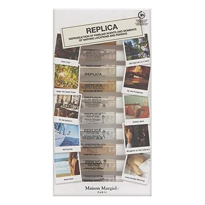 Replica Maison Margiela Memory Discovery 10 Vial Parfum Sampler Set - By The Fireplace, Jazz Club, Under the Lemon, Whispers In Library, Bubble Bath, Lazy Sunday Morning, Springtime In Park,Beach Walk