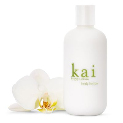 kai Body Lotion, 8 Fl Oz., shea butter, extracts of cucumber, comfrey and ivy, scented with the delicously, fresh clean signature fragrance, vegan, cruelty free, made in the usa