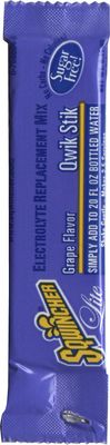 Sqwincher ZERO Qwik Stik - Sugar Free Electrolyte Powdered Beverage Mix, Grape 060107-GR (Pack of 50)