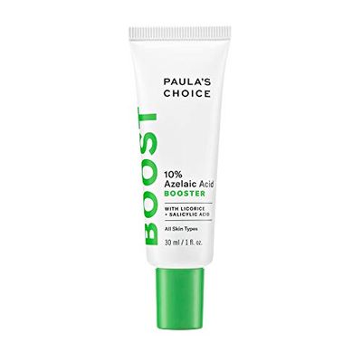 Paula&#39;s Choice BOOST 10 Azelaic Acid Booster Cream Gel, Licorice Extract Salicylic Acid, Oil-Free Skin Brightening Serum, 1 Ounce
