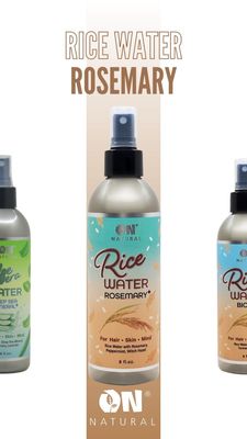ON Natural Rice Water Rosemary 8oz Facial and Hair Mist