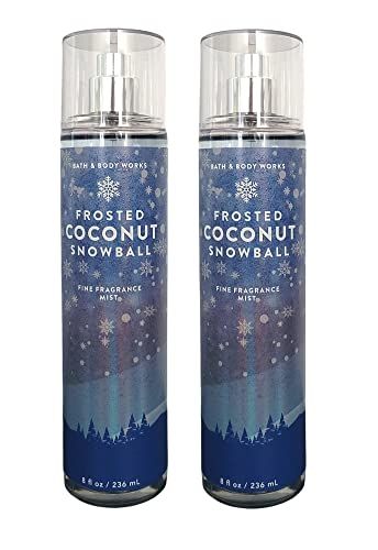 Bath Body WorksFrosted Coconut Snowball Fine Fragrance Body Mist Gift Set - Value Pack Lot of 2