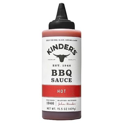 Kinder&#39;s, Hot Barbeque Sauce, 15.5 Ounce