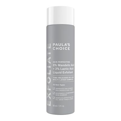 Paulas Choice 6 Mandelic Acid 2 Lactic Acid Exfoliant, Gentle Daily AHA Exfoliation for Discoloration, Bumpy Texture Radiance, for Sensitive Skin, Fragrance-Free Paraben-Free, 3 Fl. Oz.