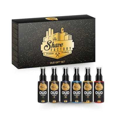 the shave factory After Shave Cologne Gift Series (Oud Set)
