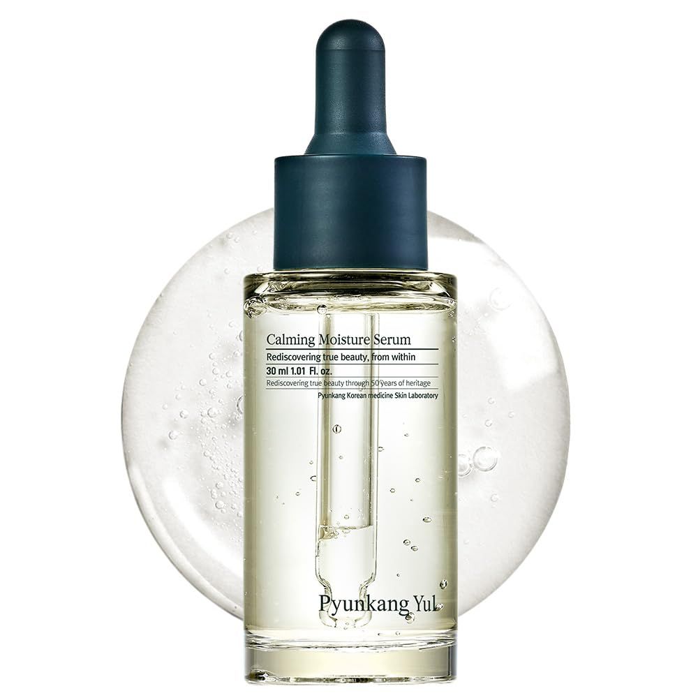 Pyunkang Yul Calming Moisture Serum for Strong Daily Moisturizing Power, Skin Revival Soothing Care with Centella Asiatica, Tea Tree, 5 Hyaluronic Acids, Ceramide