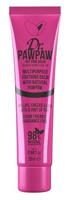 Dr.PAWPAW Hot Pink, Multi-Purpose Natural No Fragrance Balm for Hydrating Lips, Skin, Hair, Cuticles, Nails Beauty Finishing (25 ml)