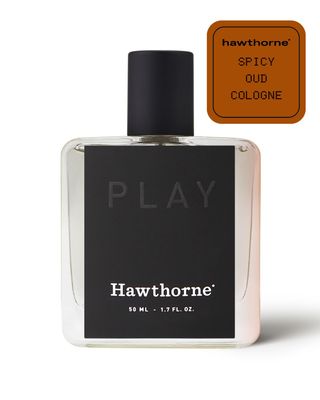 Hawthorne Sophisticated and Spicy Oud Cologne. A Rich and Captivating Fragrance of Rare Agarwood with Seville Orange and Egyptian Geranium Notes. 50 mL - 1.7 Fl Oz.