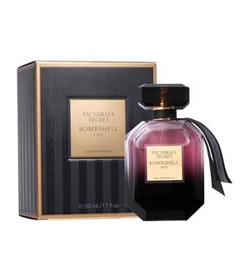 Victoria&#39;s Secret Bombshell Oud Eau de Parfum, Notes of Spice, Pink Saffron Peony, Perfumes for Women (1.7 oz)