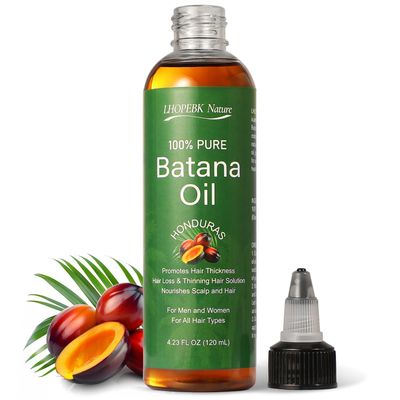 Organic Batana Oil for Hair Growth Pure and Natural Batana Oil Deeply Nourishing Scalp for Thicker Stronger Hair 4.23 FL OZ