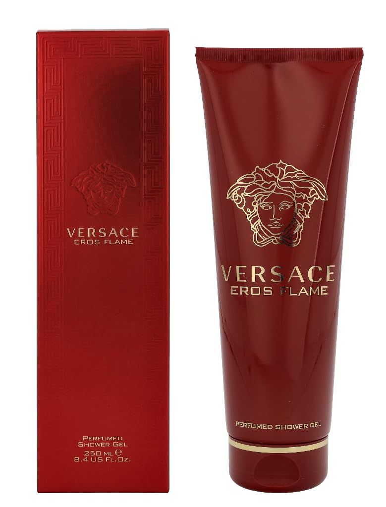 Versace Eros Flame Bath and Shower Gel 8.4 Ounce