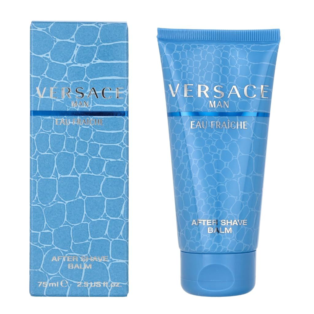 Versace Man Eau Fraiche Aftershave Balm 2.5 Oz 75 Ml for Men by Gianni Versace