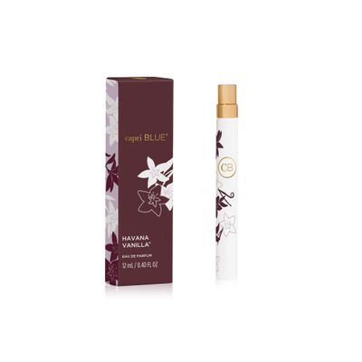 Capri Blue Eau de Parfum Spray Pen - Summer Fragrance - Mini Perfumes for Women - Travel Size Vanilla Perfume with Notes of Tobacco, Bergamot, Sandalwood (Havana Vanilla, 0.4 fl oz)
