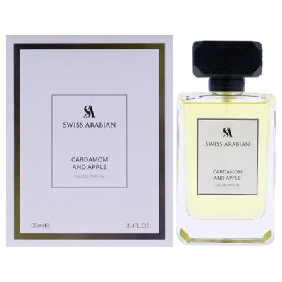 Swiss Arabian Cardamom and Apple - Arabian Perfume for Men - Long-Lasting Cologne for Men - Eau de Parfum - Oriental, Spicy Fragrances - 3.4 oz