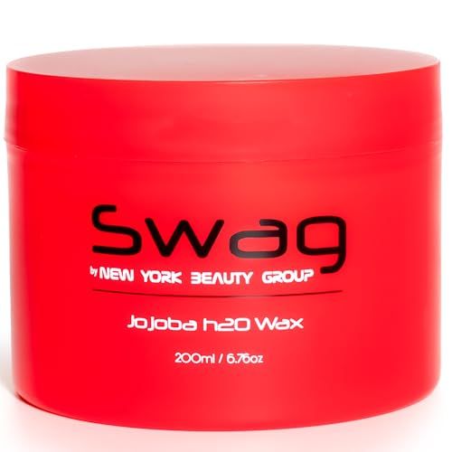 Swag Jojoba H20 Wax for Men - Non-sticky formula with light fragrance - Easily molds your hair - 6.76 oz