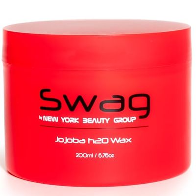Swag Jojoba H20 Wax for Men - Non-sticky formula with light fragrance - Easily molds your hair - 6.76 oz