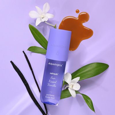 Aqualogica Vanilla Perfume Body Mist Sweet Warm Long-Lasting Fragrance with Zemea Hyaluronic Acid Refreshing Lightweight Mist for Women 5.07 Fl Oz150 ml