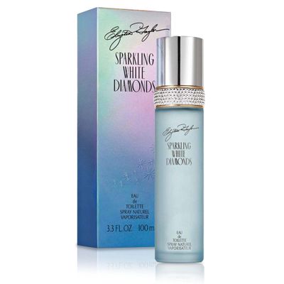 Elizabeth Taylor Women&#39;s Perfume, Sparking White Diamonds, Eau De Toilette EDT Spray, 3.3 Fl Oz