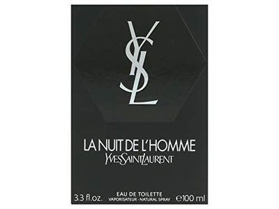 Yves Saint Laurent La Nuit De L&#39;Homme Eau de Toilette Spray, 3.3 Fl Oz
