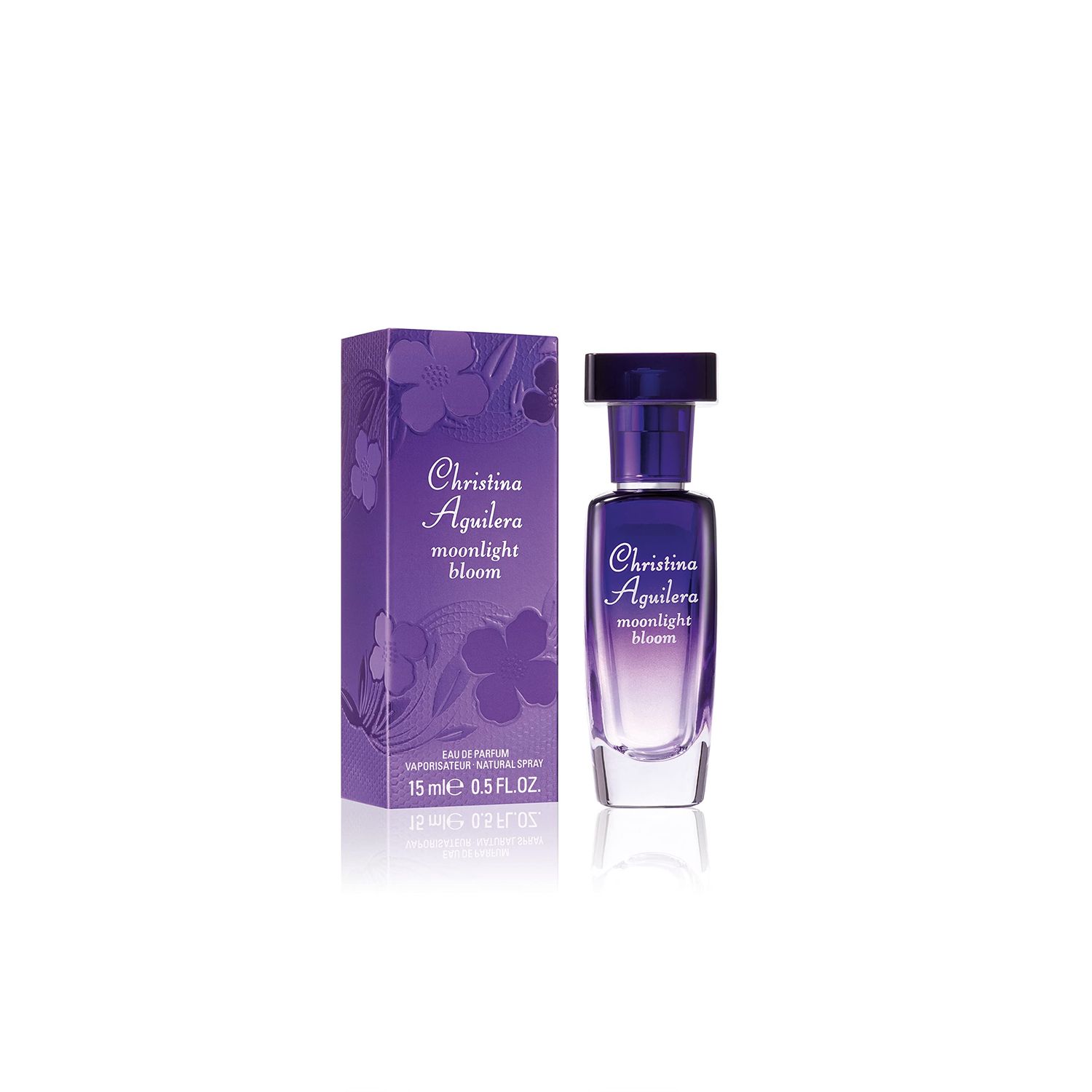 Christina Aguilera Moonlight Bloom, Perfume for Women, Eau de Parfum Spray, 0.5 fl. oz