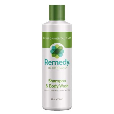 CitriSafe Remedy Bio-Balancing Shampoo Body Wash - Body Wash and Clarifying Shampoo For Build Up - Fragrance Free - 16 oz.