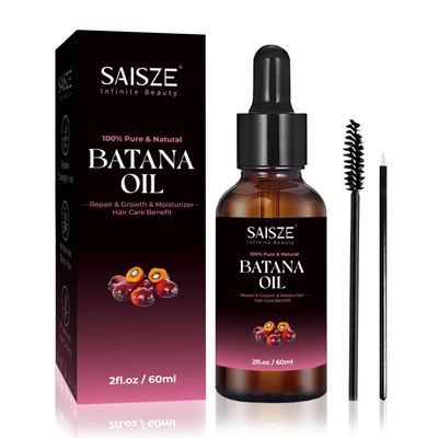 SAISAZE Batana Oil for Hair, Organic Raw Batana Oil from Honduras, Natural Hair Oil, Nourishes the Scalp and Promotes Thickness, Hair Care for All Hair, 2 fl.oz