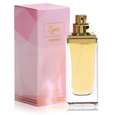 Zuere Pheromone-Infused Perfumes for Women, Cacao Floral Scent, 1.7 oz 50 ml Eau de Toilette, Soft Sweet Fragrance