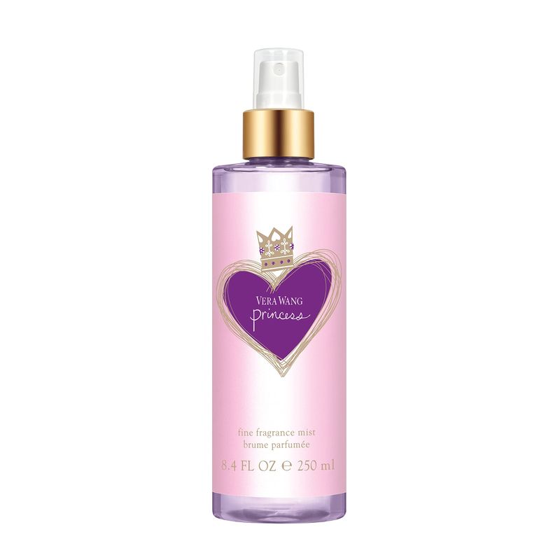 Vera Wang Princess Body Mist 8.4 fl oz (Pack of 1), Notes of Apple, Quava, and Vanilla, Women's Fragrance, Long Lasting, Everyday Fragrance