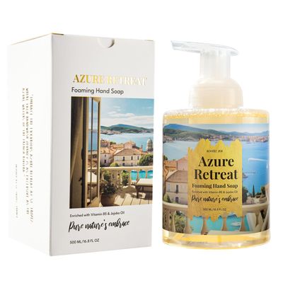 ROMIIE ZOI St. Tropez Azure Retreat Foaming Hand Soap - Isle Embrace Fragrance, 500ml (16.8 fl oz)