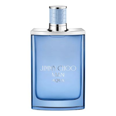 JIMMY CHOO Man Aqua Eau de Toilette - Long Lasting Fragrance with notes of Grapefruit, Geranium Salty Moss - Sweet Woody - 3.3 fl. oz.