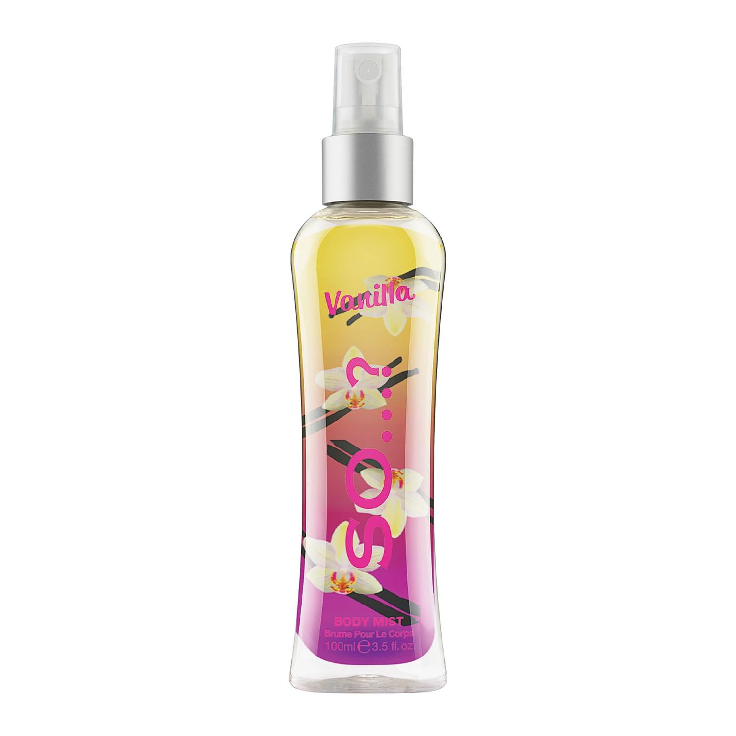 So? Vanilla Body Mist Sweet Floral Lily, Jasmine Notes - Vanilla Perfume - Ideal Gifts for Women - Cruelty-Free Perfume for Women - 3.5 oz