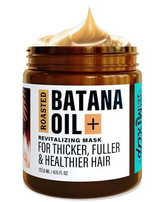 The-Mix-Up Roasted Batana Oil for Hair Growth Dr Sebi Organic - Authentic Batana Hair Mask from Honduras - Natural Hair Oil - Peppermint Mocha Scent - 4 Ounce Jar