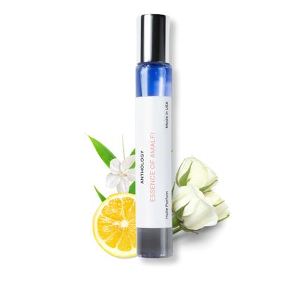 Anthology Essence of Amalfi Roll on Perfume Oil for Women 0.3oz 9 ML Citrus, Green Apple, Jasmine Cedarwood Alcohol-Free, Travel size Rollerball Fragrance