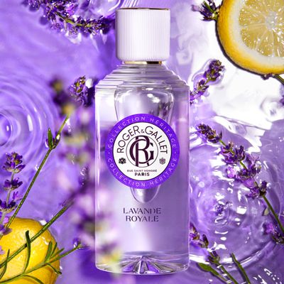 ROGER GALLET Fragrant Water Body Spray for Women Lavande Royale - Royal Lavender 3.3 Oz.