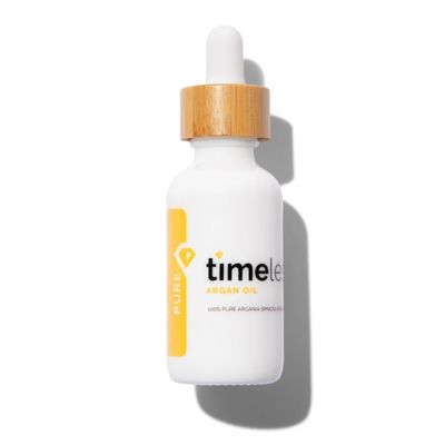 Timeless Skin Care Argan Oil - 100 Pure Argan Oil for Face Hair Care - For Dry Skin - Fragrance-Free - Use with Moisturizer or Hair Products - 1 oz