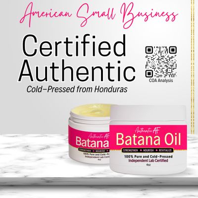 LIV Authentic 100 Raw Batana Oil for Hair Growth - Pure Moisturizing from Honduras, Repairs Split Ends, Strengthens Roots, Botana Aceite De Pure