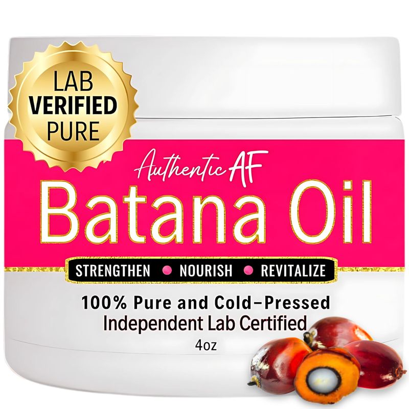LIV Authentic 100 Raw Batana Oil for Hair Growth - Pure Moisturizing from Honduras, Repairs Split Ends, Strengthens Roots, Botana Aceite De Pure