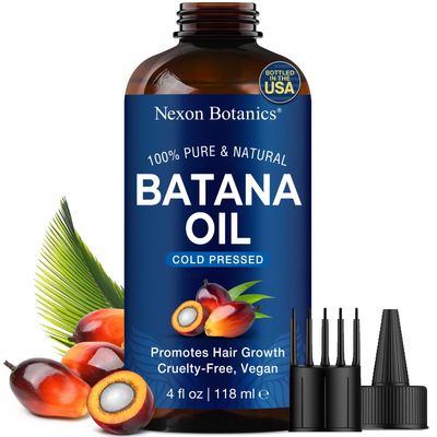 Raw Batana Oil for Hair Growth 4 fl oz - 100 Pure, Natural, Cold-Pressed Oil for Hair, Skin, Face Lashes - Aceite de Batana