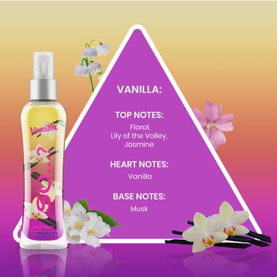 So? Vanilla Body Mist Sweet Floral Lily, Jasmine Notes - Vanilla Perfume - Ideal Gifts for Women - Cruelty-Free Perfume for Women - 3.5 oz
