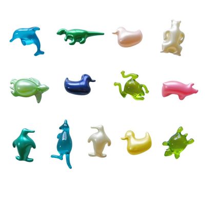 The Wild Bloom Shop 32 Piece Variety Pack - Mystical Bath Oil Beads Pearls Scented Capsules Mixed Bulk Animal Party Mix. Dissolving Melting Fragrance Tub Bomb Squeezing Popping Fun