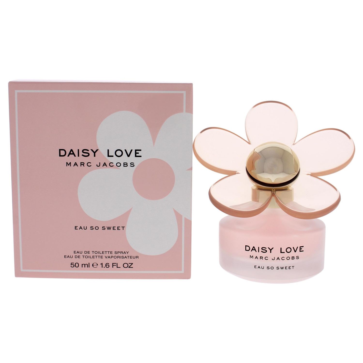Marc Jacobs Daisy Love Eau So Sweet 1.7 oz Eau de Toilette Spray for Women, Clear