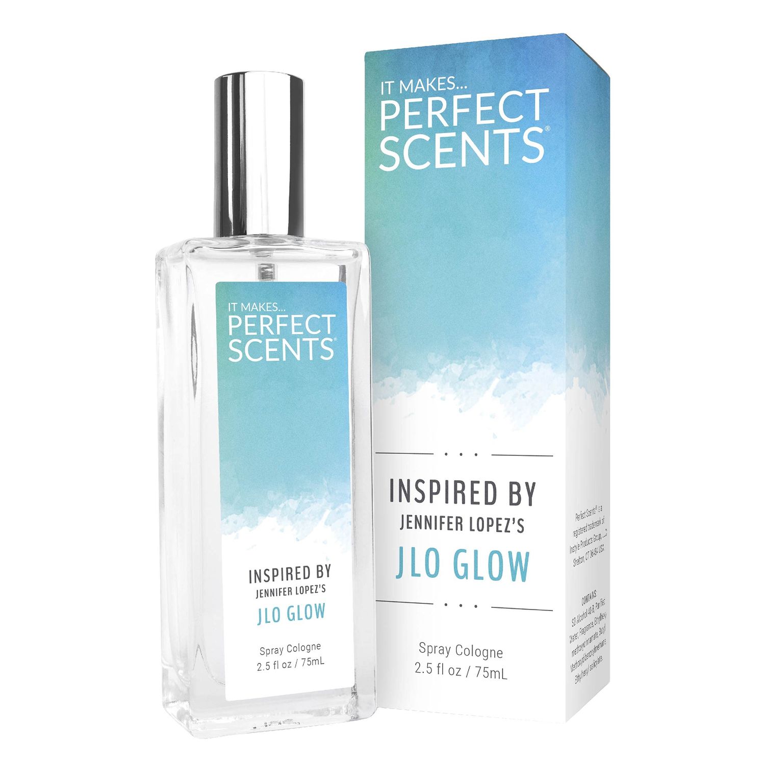 Perfect Scents Fragrances, Inspired by Jennifer Lopez&#39;s J Lo Glow, Eau de Toilette, Fragrance for Women, Vegan, Paraben Free, Never Tested on Animals, 2.5 Fluid Ounces