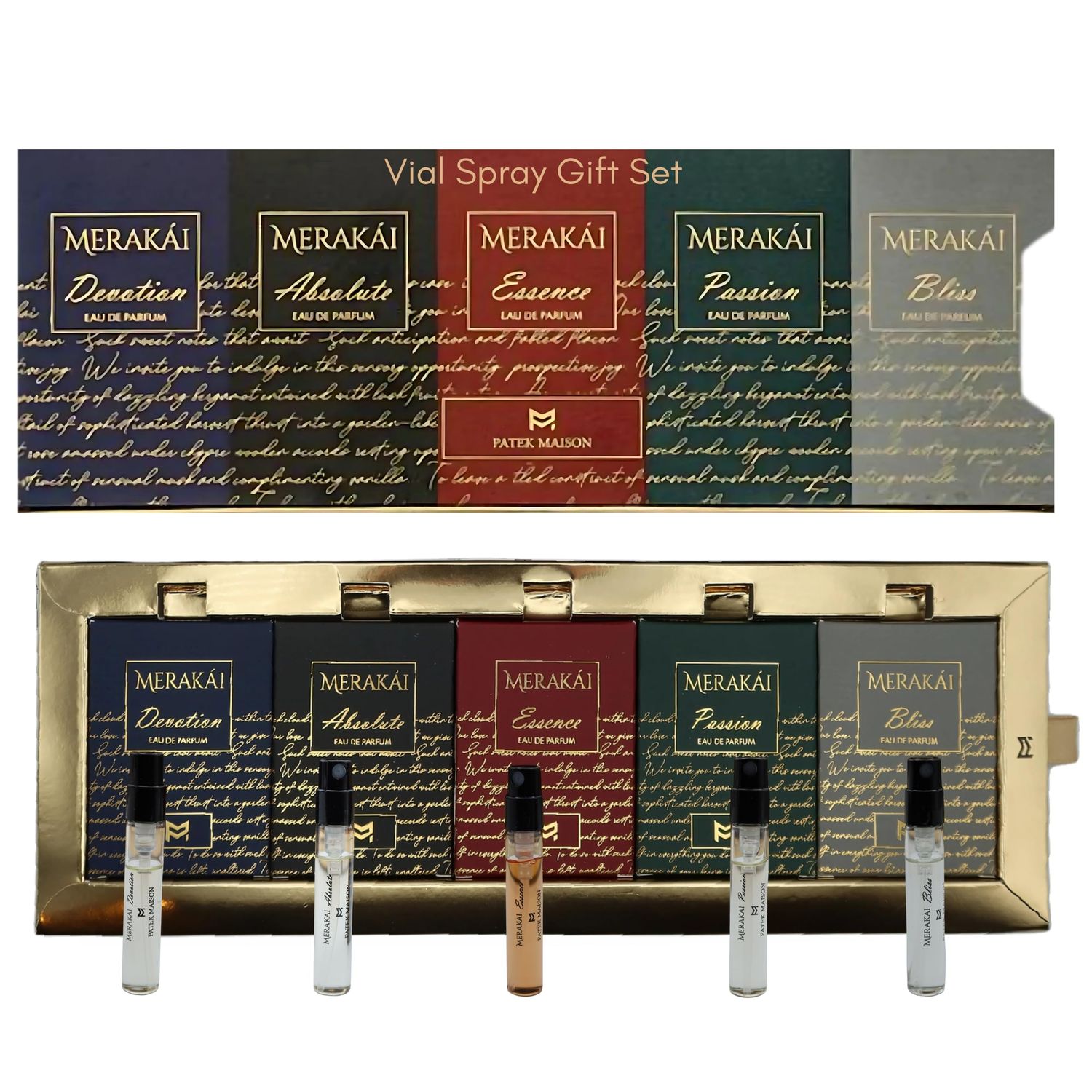 Patek Maison Perfume for Women Men Merakai Mini Gift Set EDP Travel Sprays